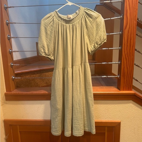 Dresses & Skirts - Cotton Dress With Smocking And Pockets****